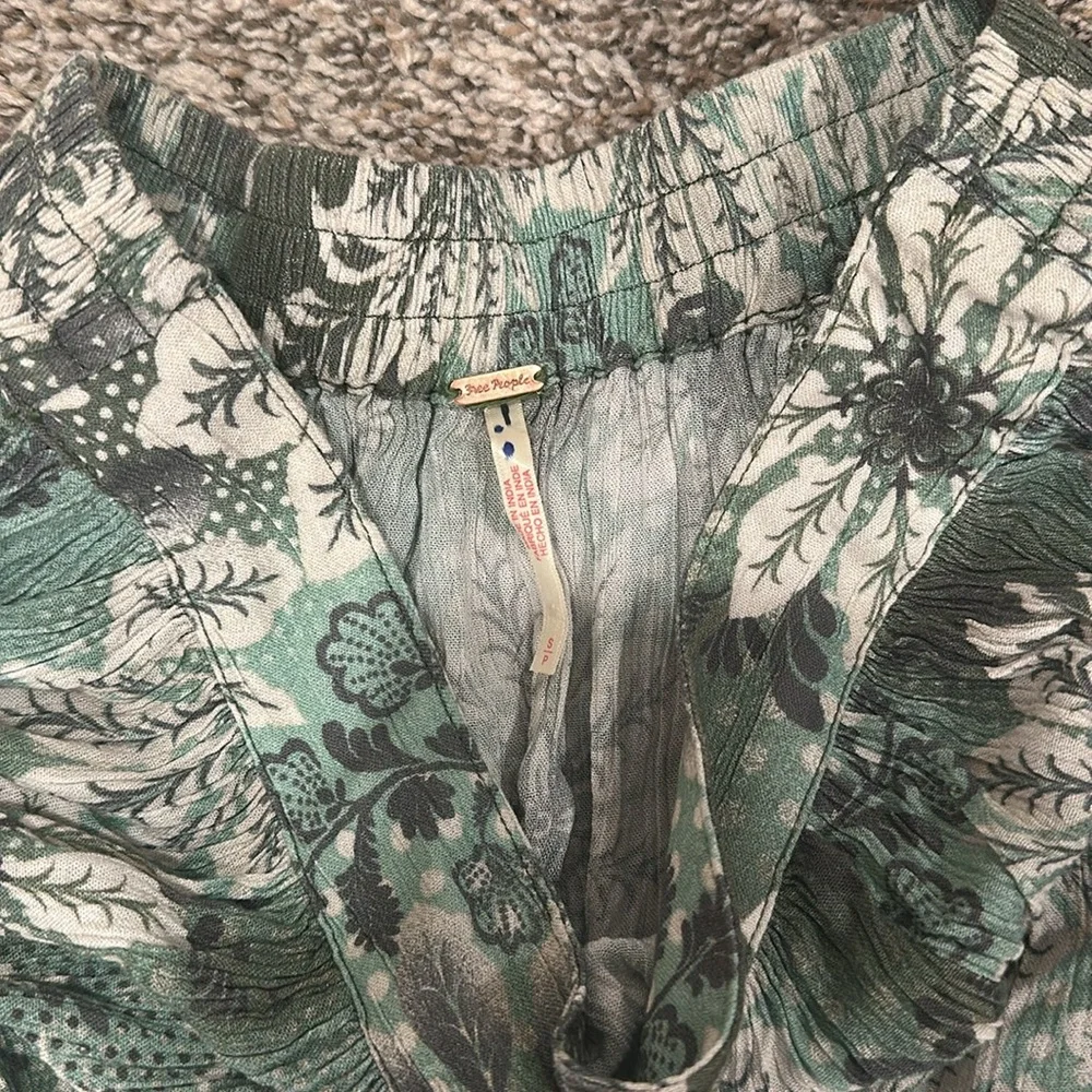 FREE PEOPLE MARIETTA MAXI SKIRT IN GREEN COMBO NEW